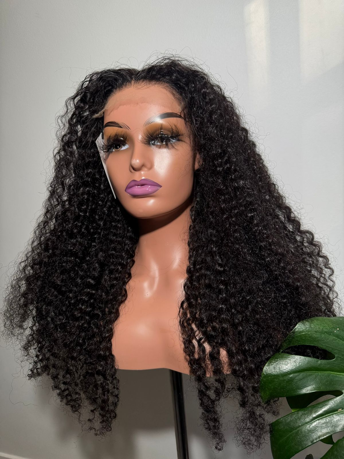 Ayanda 01801 20 Inch Kinky Curl HD Lace Wig in Natural Black